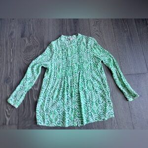 Nanette Nanette Lepore Pleated Button Up Size Large